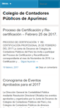 Mobile Screenshot of ccpapurimac.org